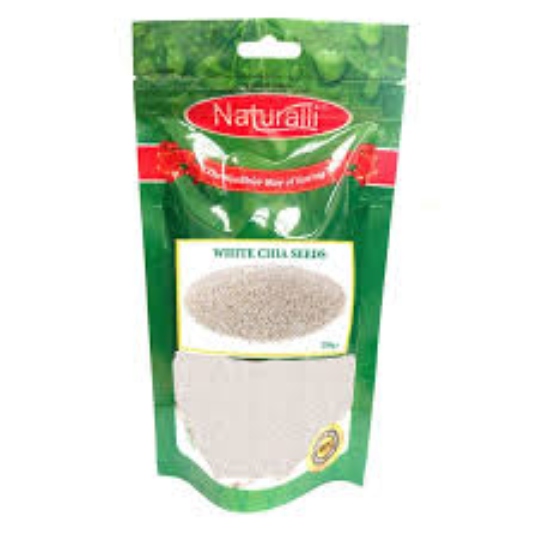 NATURALLI WHITE CHIA SEEDS 100G